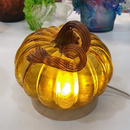 琉璃南瓜高10厘米宽10厘米花瓶