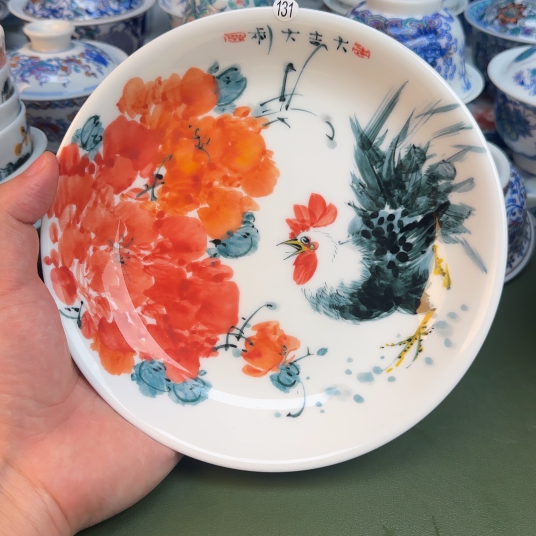 彦祖纯手工手绘茶具131