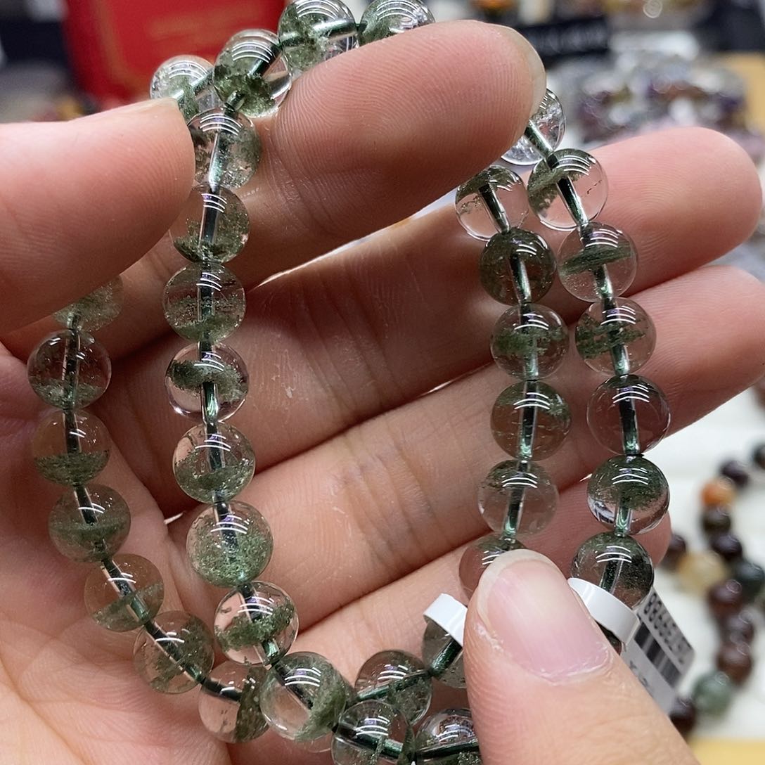 水晶手链未镶嵌多样性发货发一条