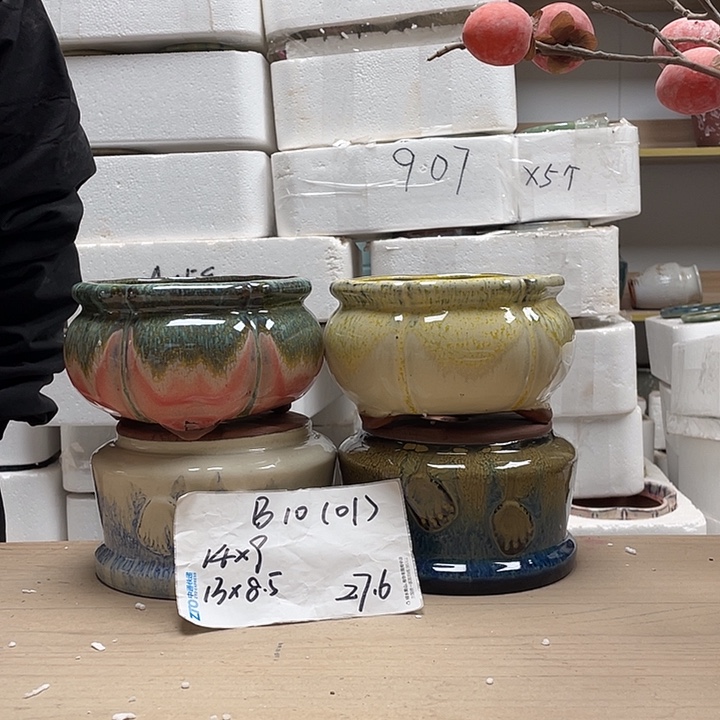 粗陶多肉花盆微瑕1001