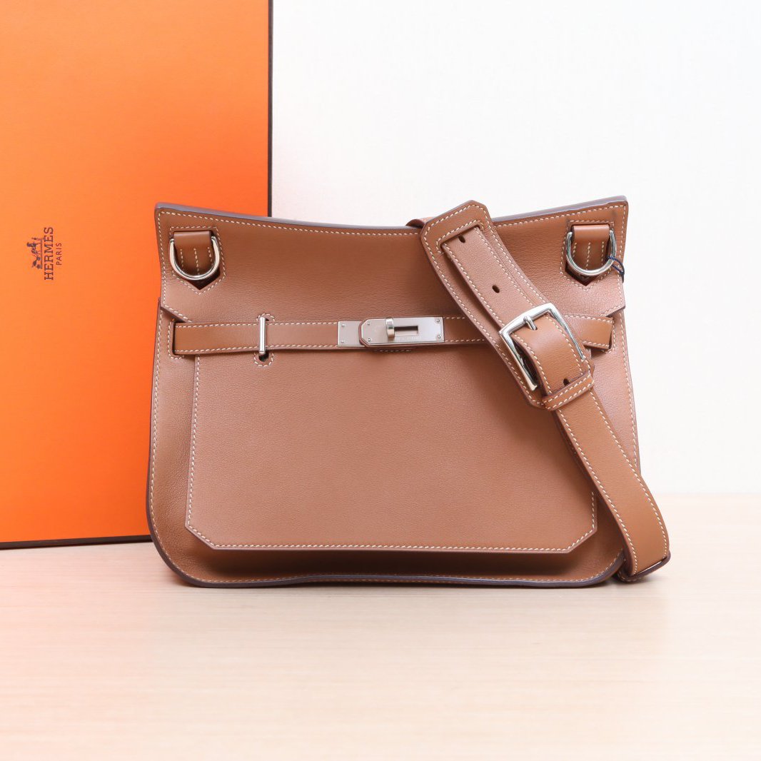 95新 Hermes/爱马仕 小花6欢 吉普赛 28 37金棕色 Swift皮 A刻包