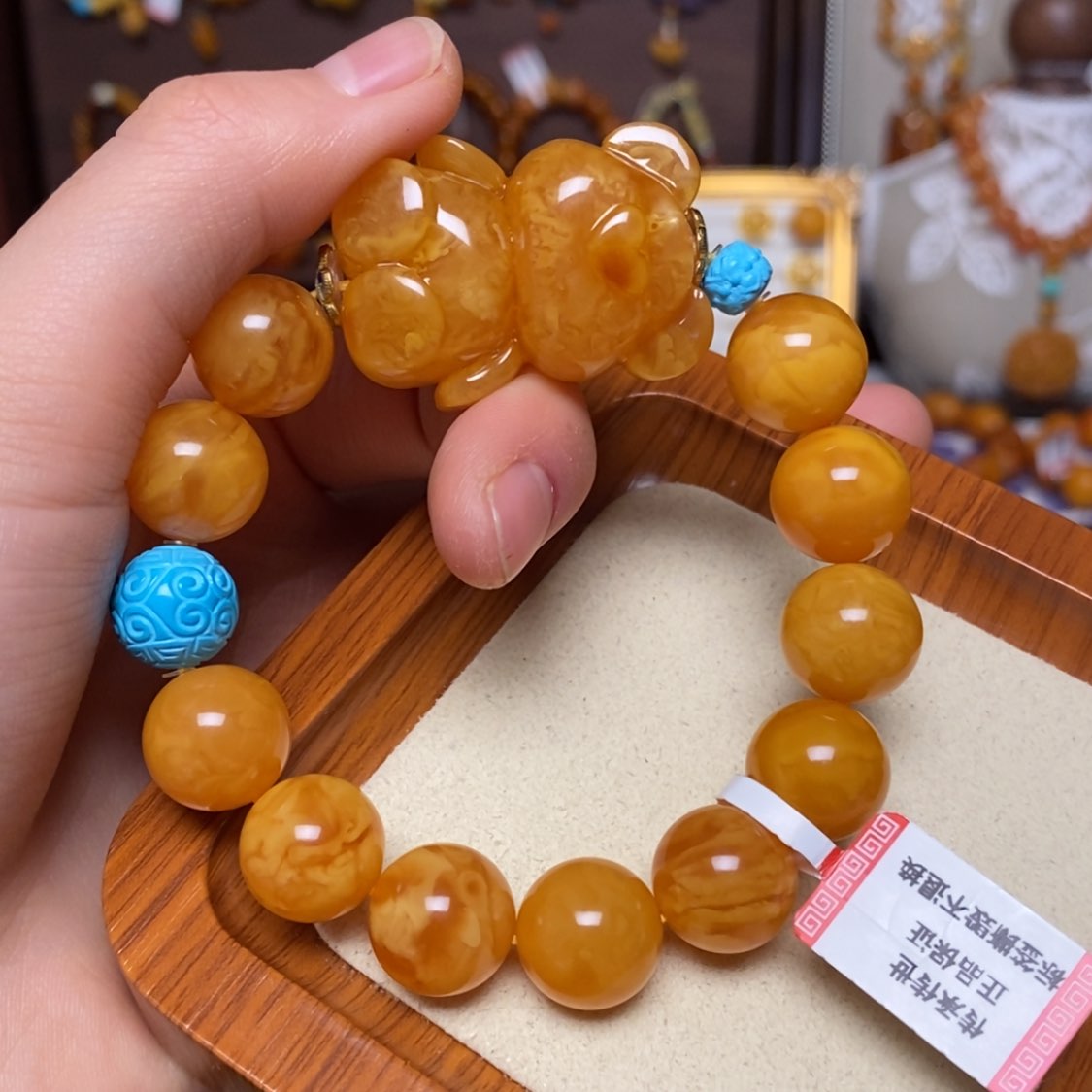 【闪购商品】手链蜜蜡未镶嵌手串