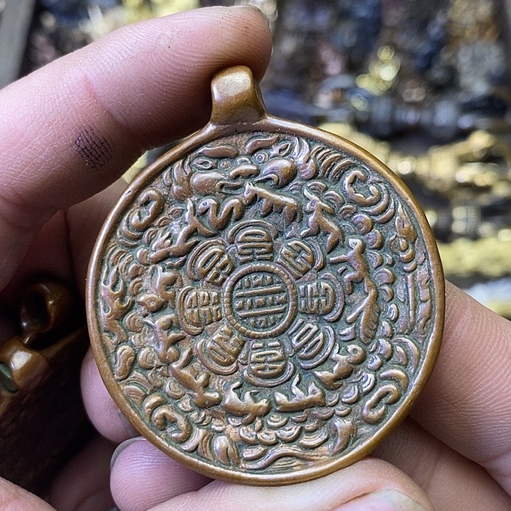 藏传九宫微瑕有印记