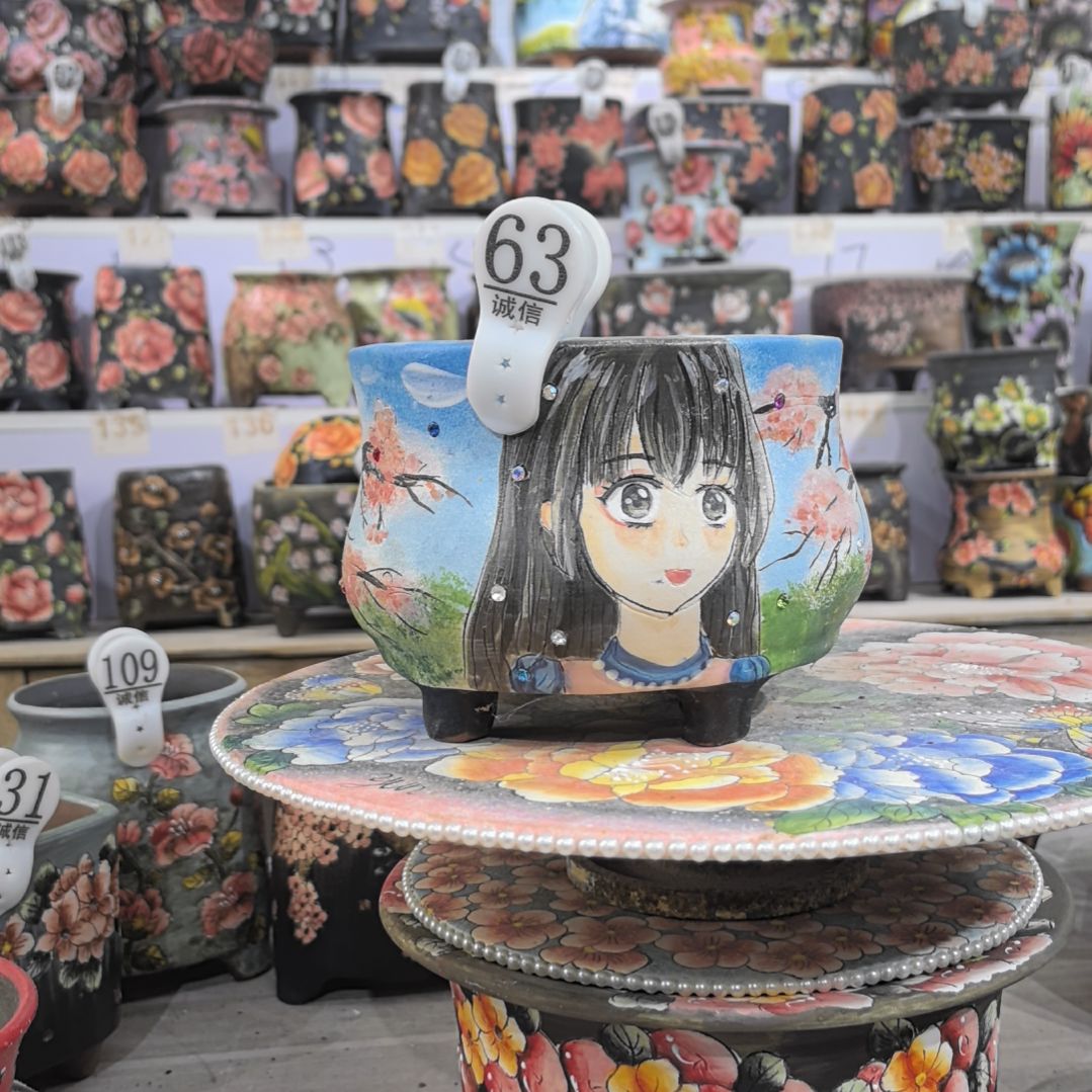 花盆红泥景德镇花盆