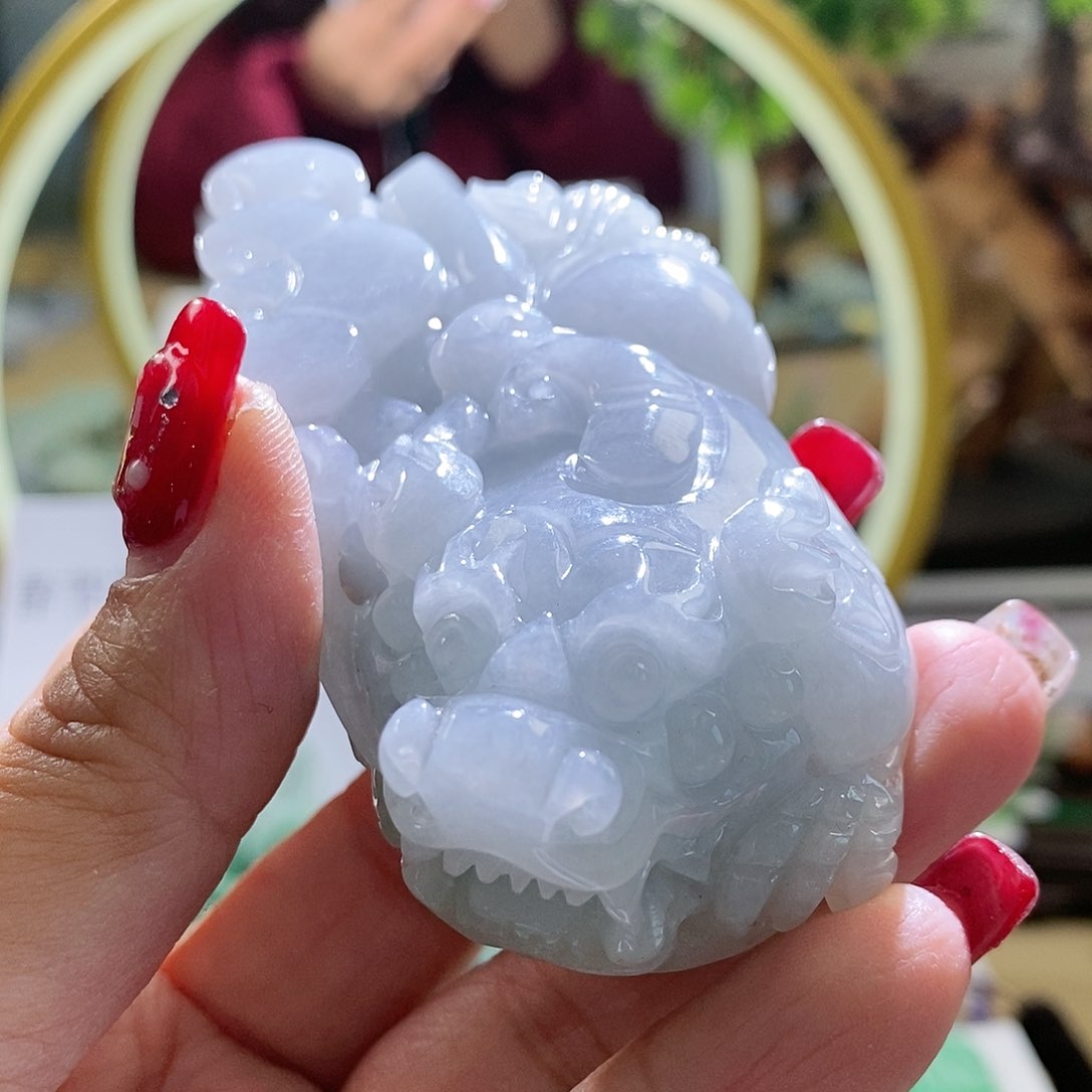 【闪购商品】翡翠颈饰未镶嵌貔貅
