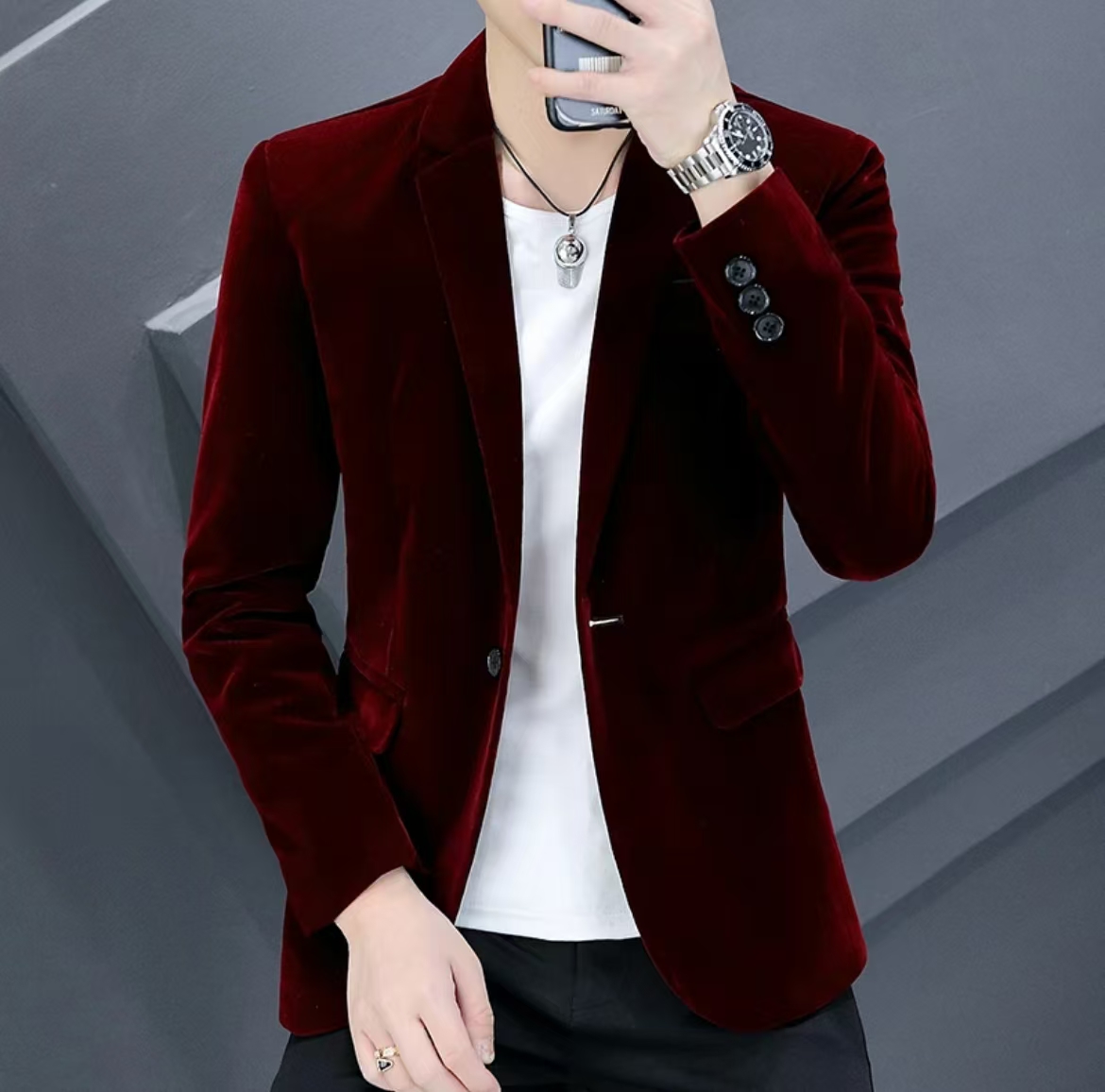 【直播专用链接】男装外套401-500秋冬2025休闲潮流百搭修身