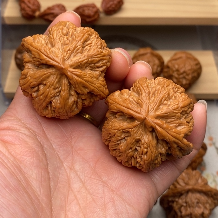 用***1把件核桃文玩核桃大粗筋