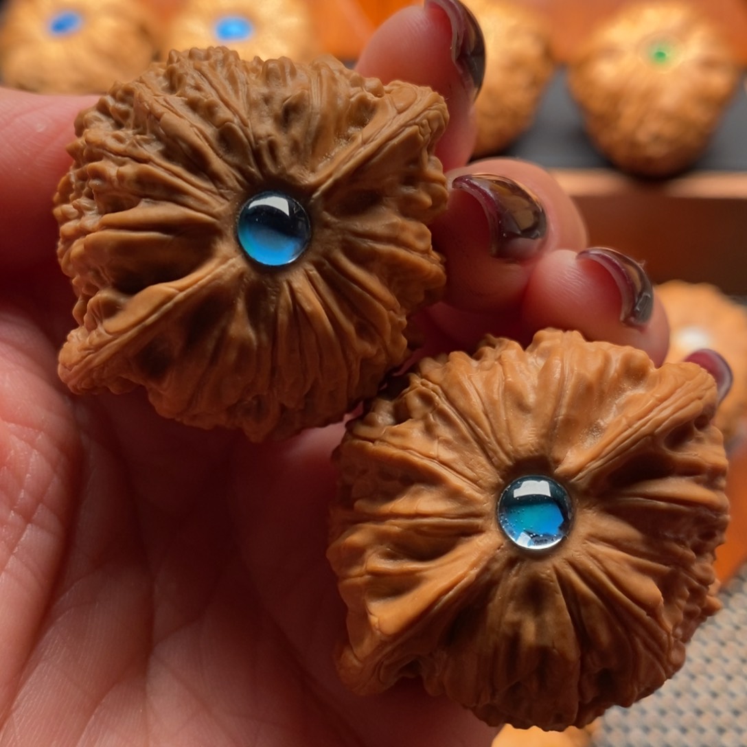 文玩核桃把件44尺寸公子帽