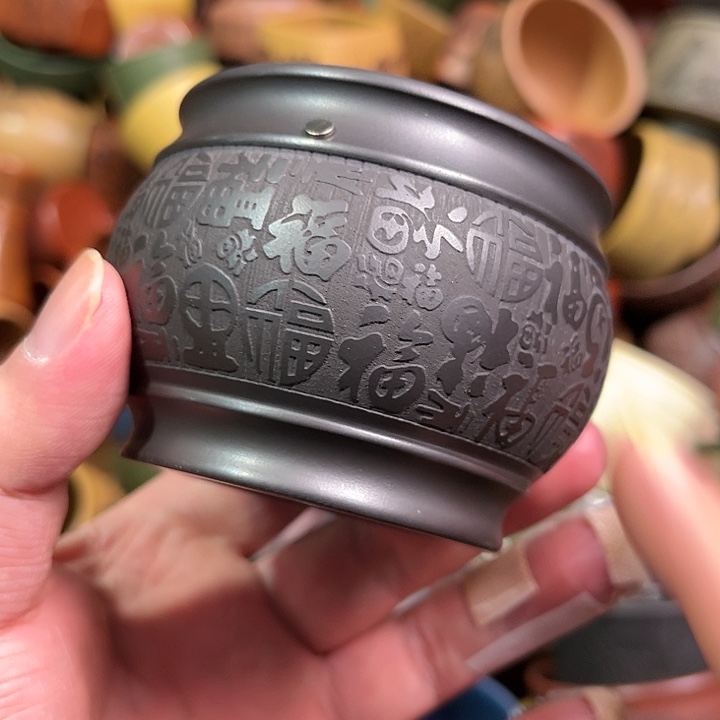 紫砂茶杯全手工紫砂主人杯