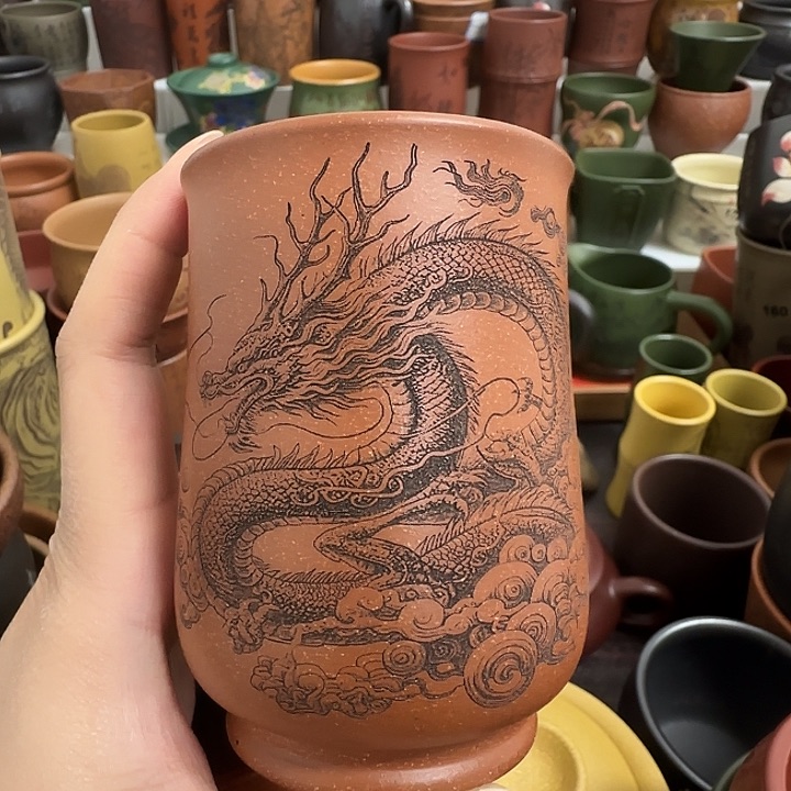 茶杯紫砂紫砂主人杯大放漏！