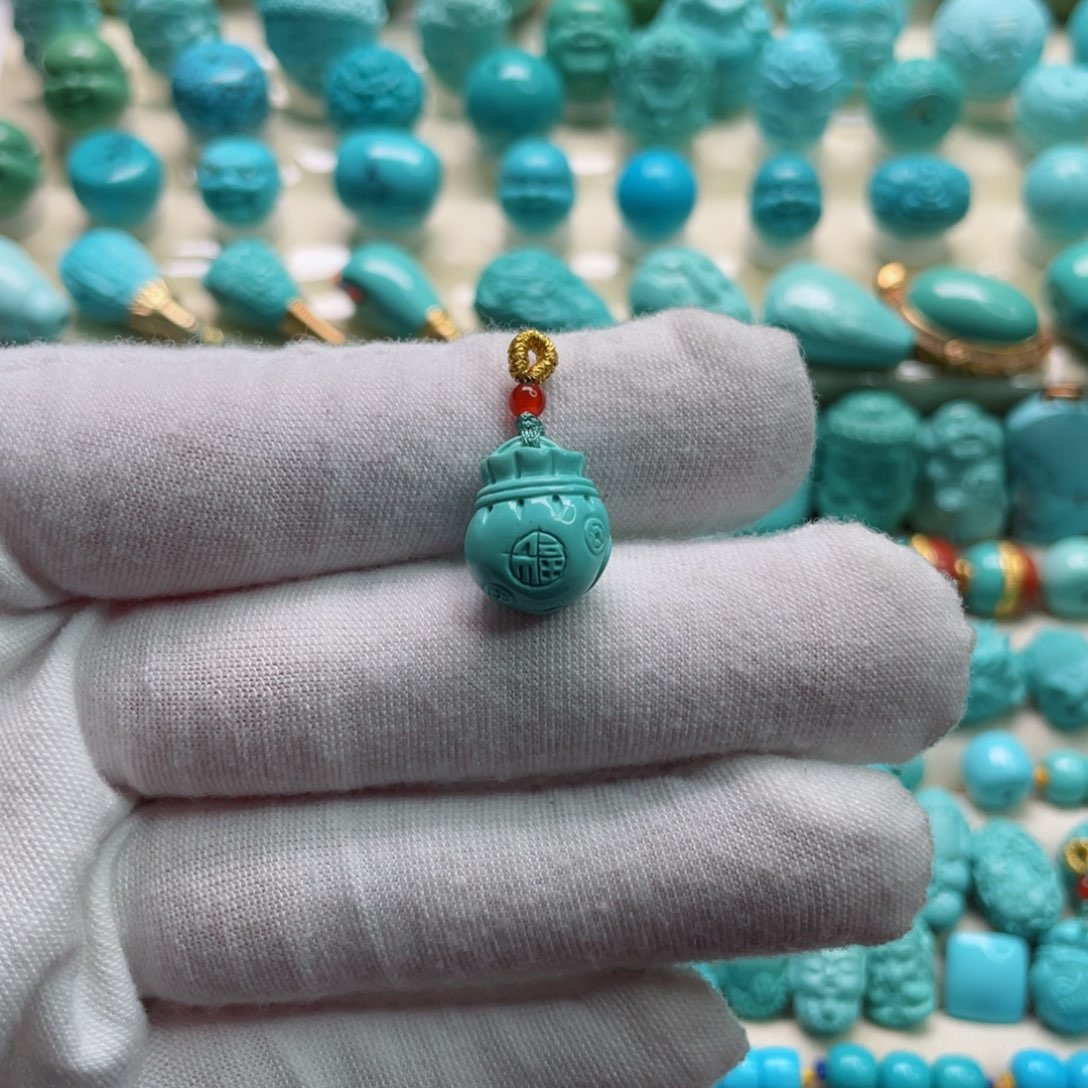 绿松石珠宝奇石未镶嵌