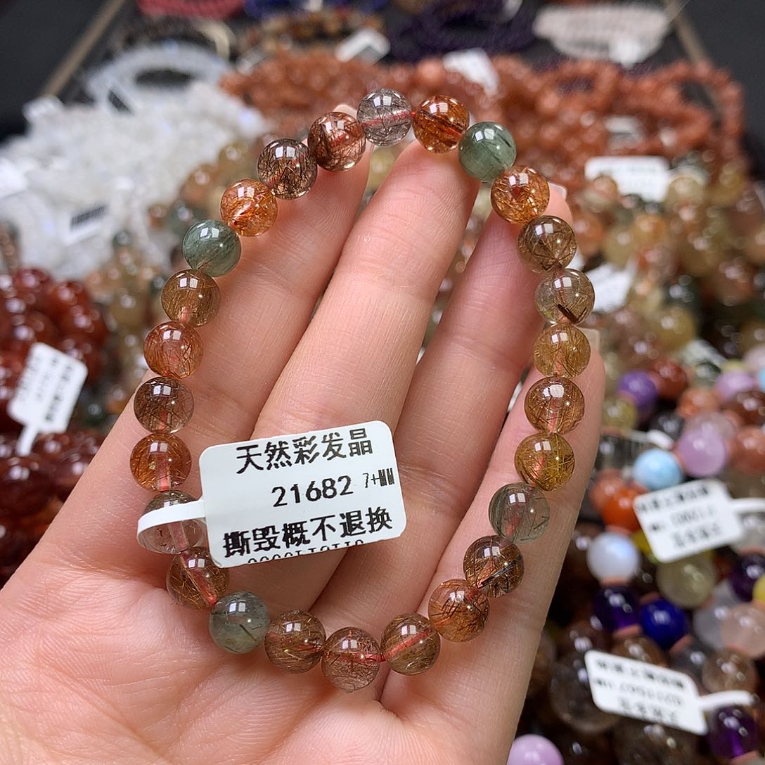 水晶手链未镶嵌，