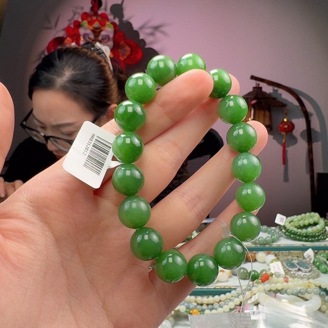 和田玉手串未镶嵌