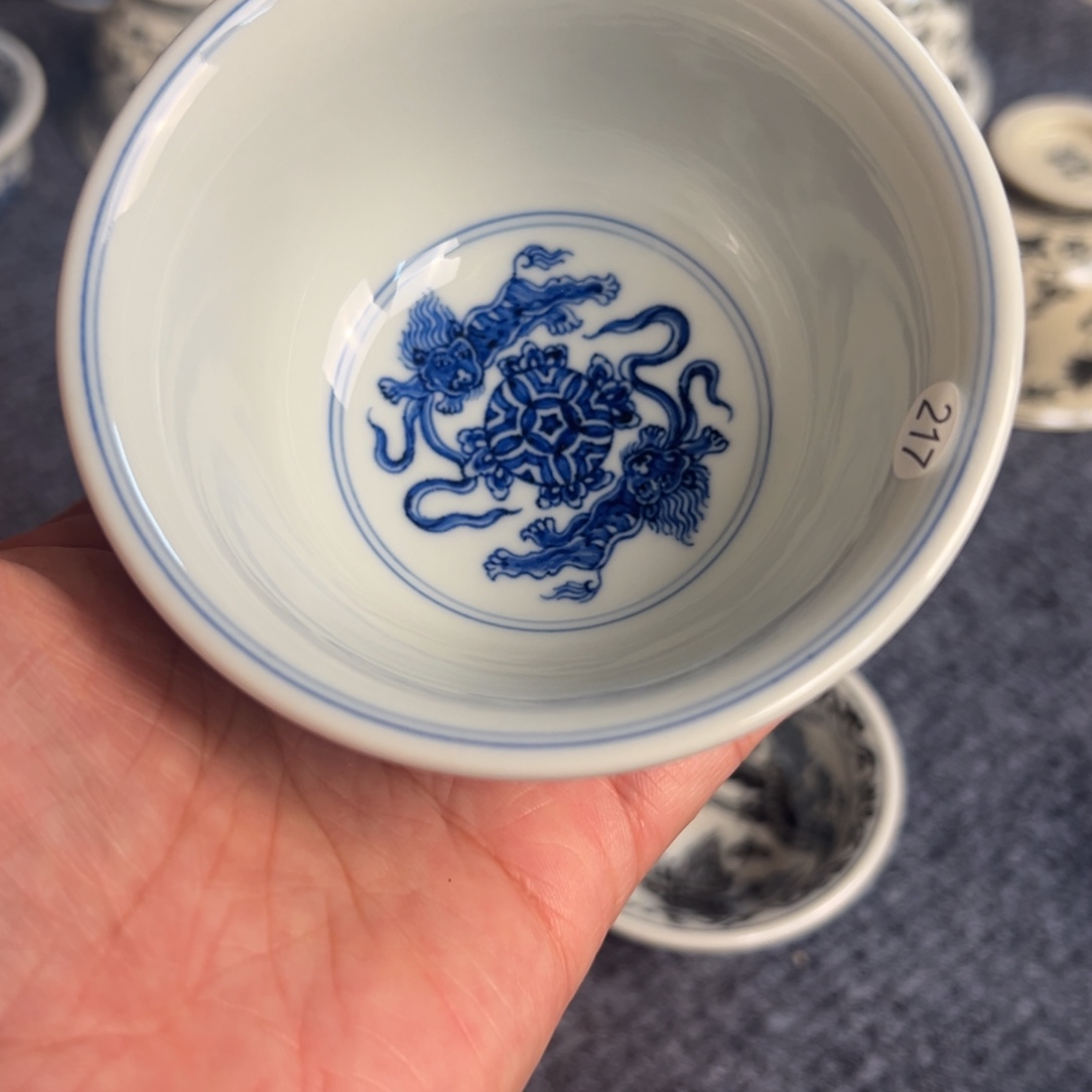 日***方景德镇纯手工陶瓷瑕