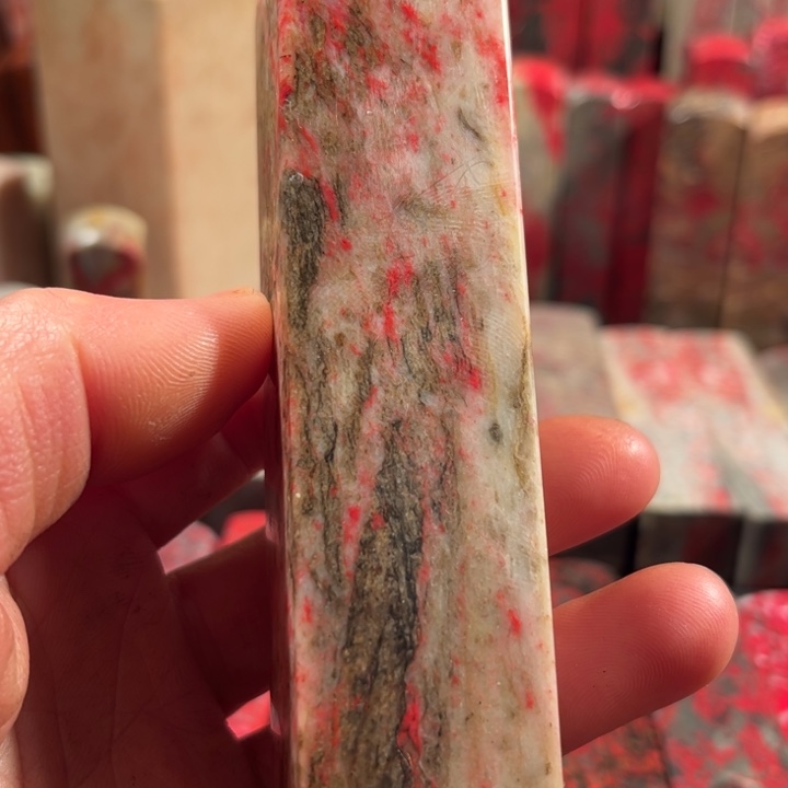 鸡血石袁*鸡血石印中鸡血