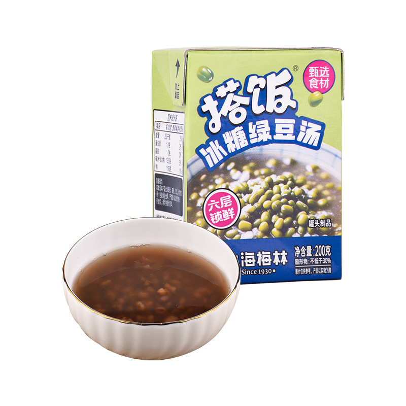 梅林 搭饭冰糖绿豆汤200g