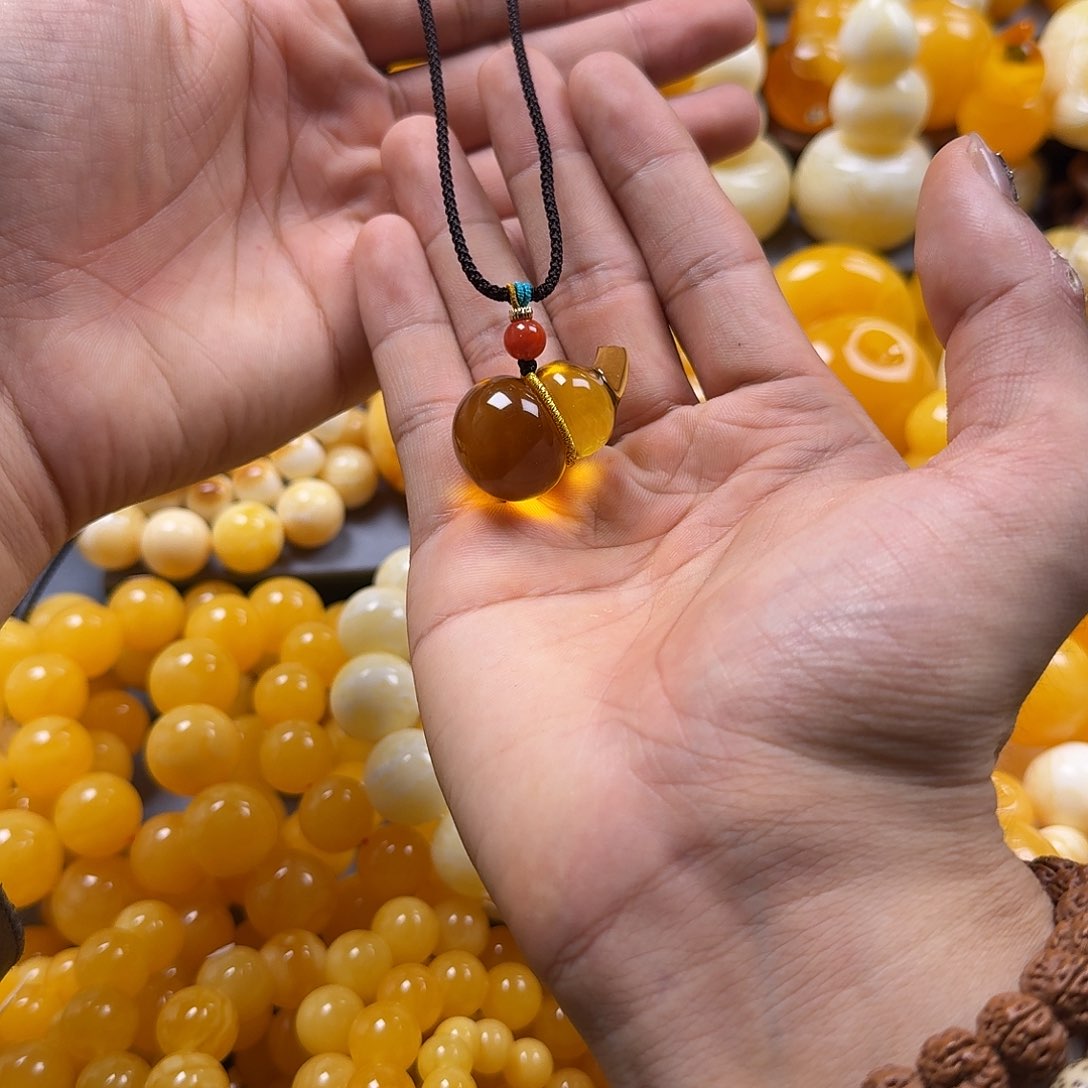 蜜蜡珠宝奇石未镶嵌葫芦