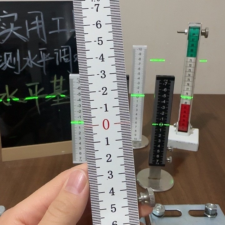 水平基准尺15厘米白色 两支