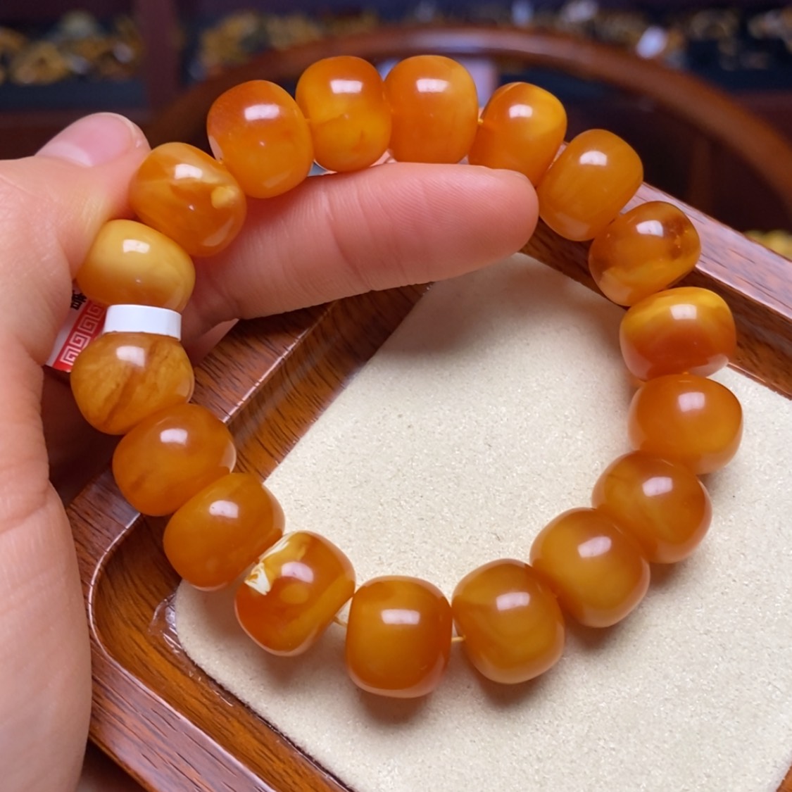 【闪购商品】蜜蜡手链未镶嵌手串