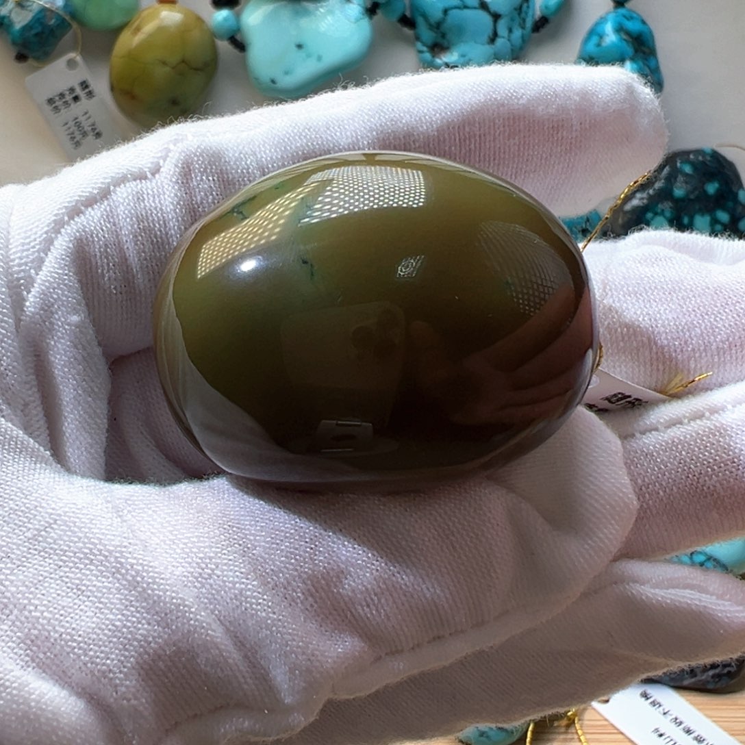 绿松石未镶嵌挂件