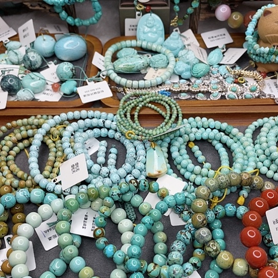 绿松石珠宝奇石未镶嵌