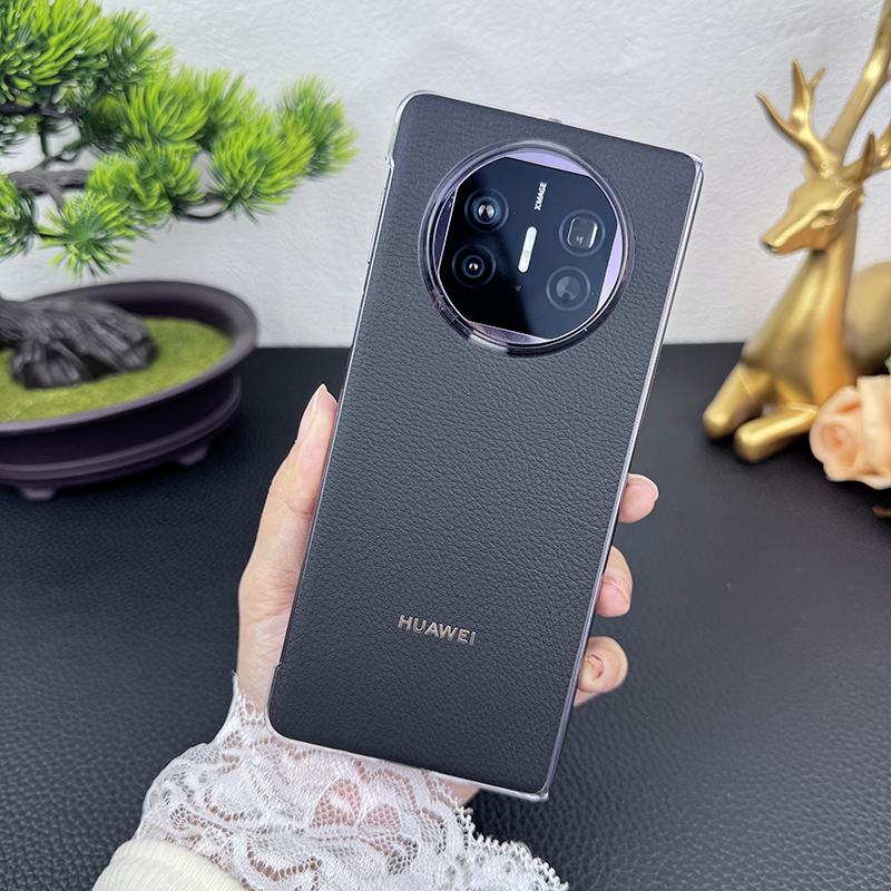 适用华为matex5手机壳新款超薄荔枝纹无边框x5典藏版高档奢华外壳