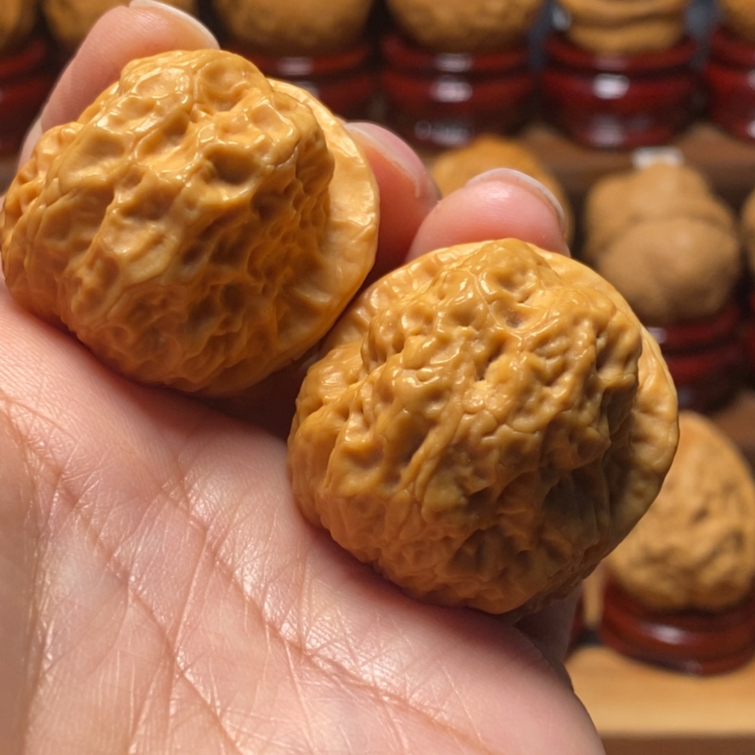 文玩核桃把件青蛙王子37尺