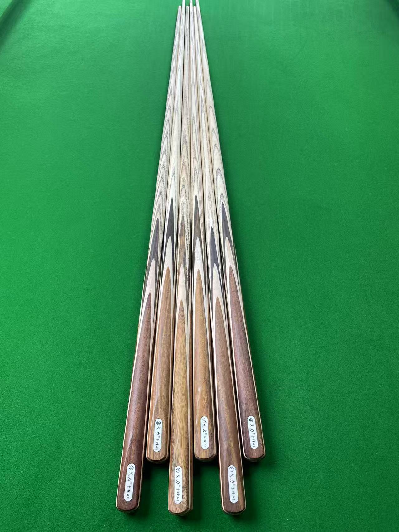 正品戈力争锋高端台球杆会员杆小头黑八手工斯诺克中式通杆一体