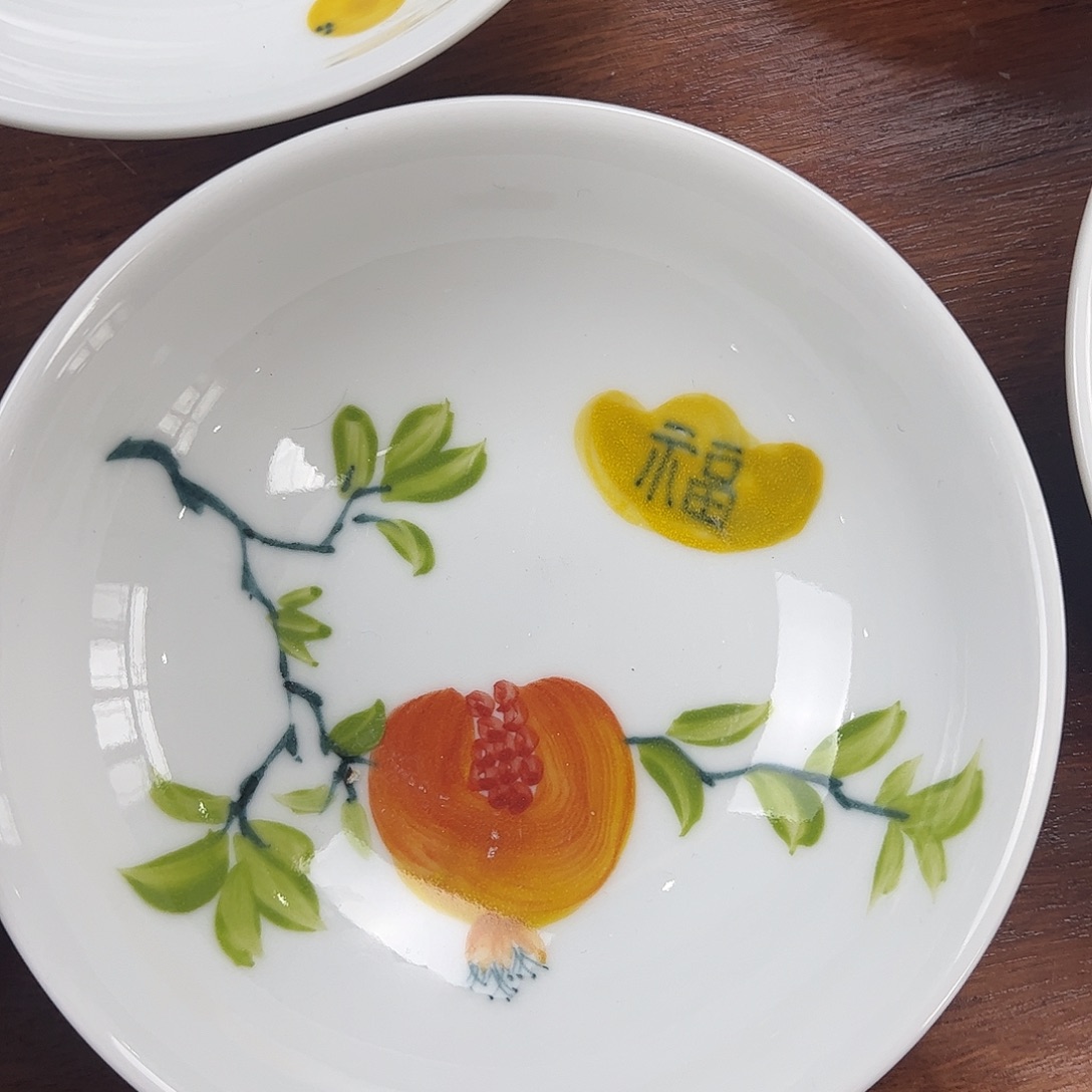 瓷片景德镇陶瓷手工手绘制作