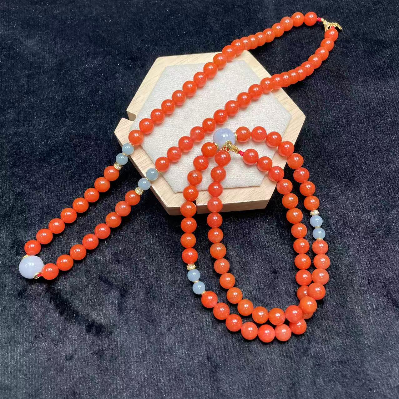 南红玛瑙项链-876932T31-3A79-多样性/发其一