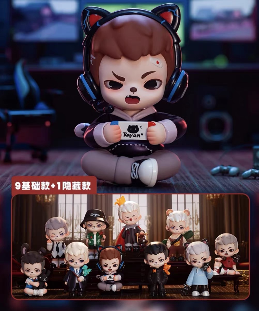 【KK拆盒】正版拆盒未拆袋Rayan游戏人生系列盲盒