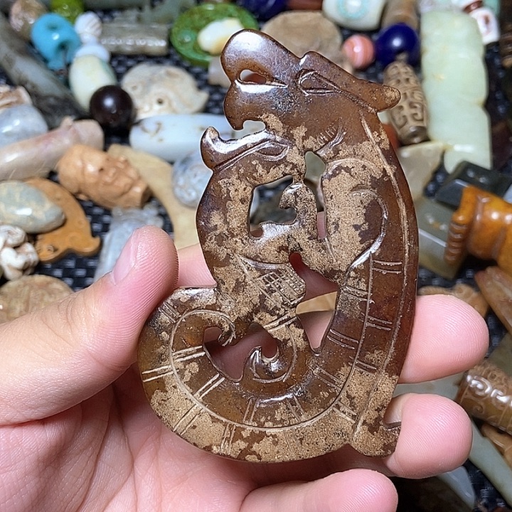 和田玉未镶嵌颈饰149