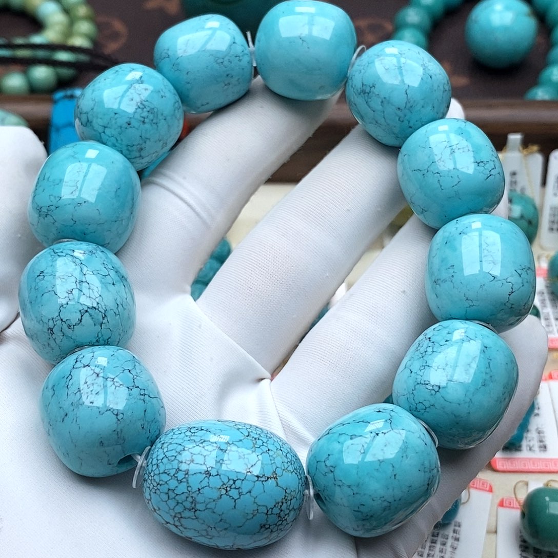 我***）绿松石未镶嵌珠宝奇石