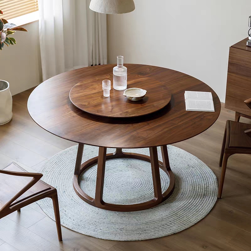 柚尊 北美黑胡桃木--圆桌