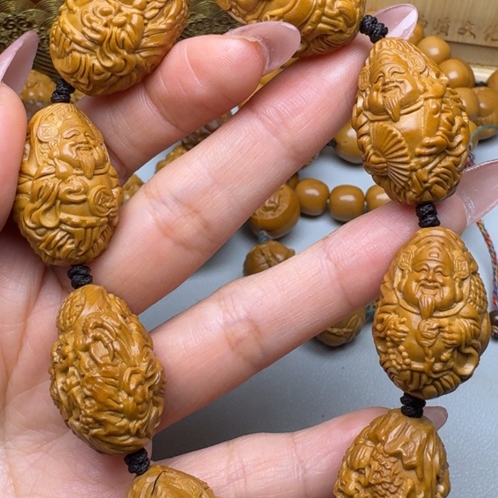 手串/手链橄榄核九龙财神