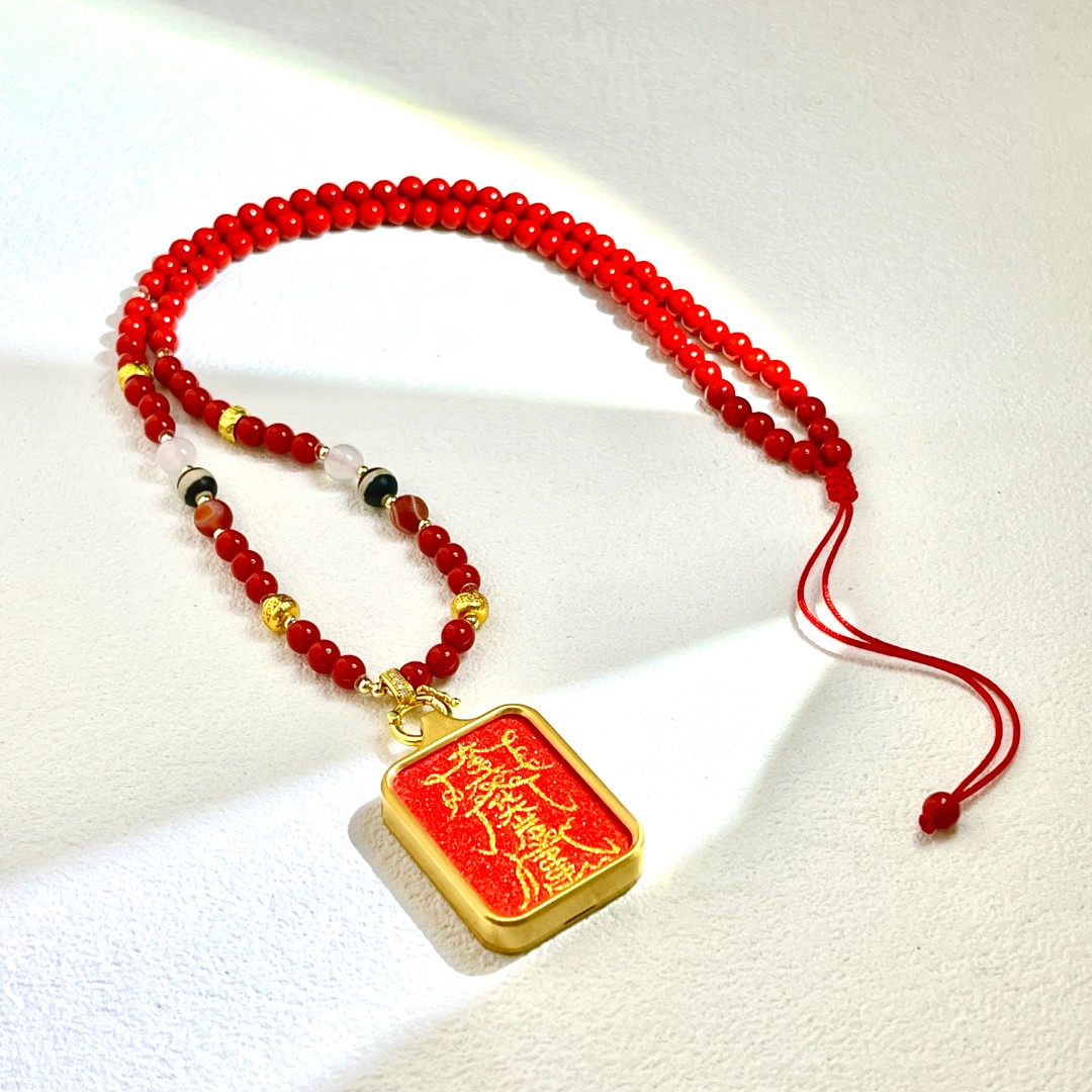 天然辰砂【60年通关令】过香手绘太太符总令