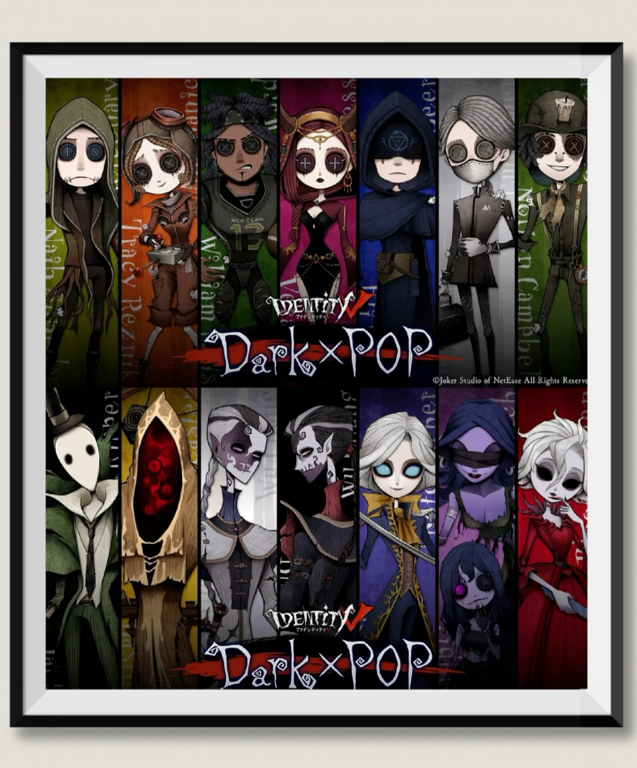 【第五人格】旧pop吧唧卡片系列代拆