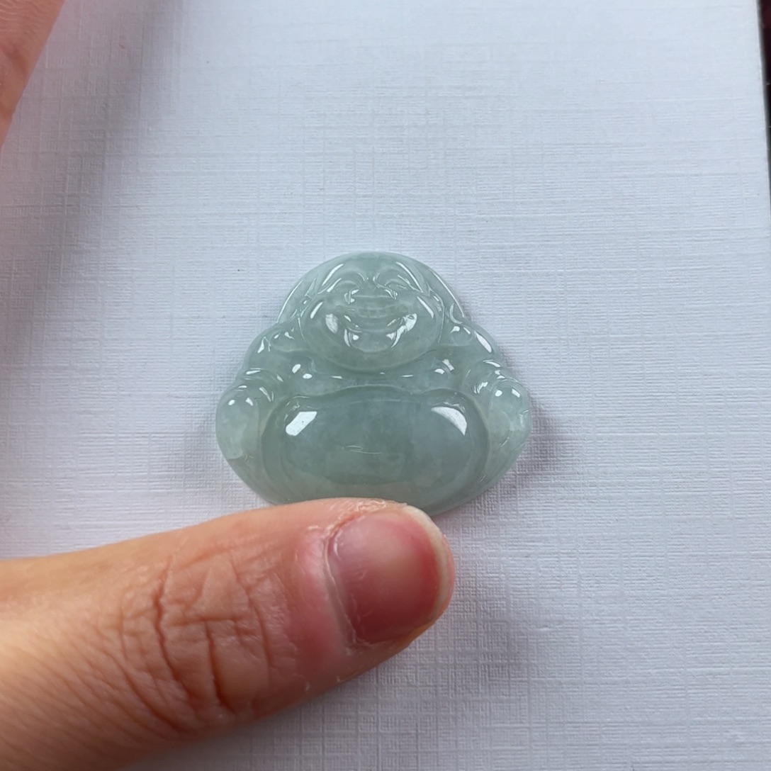 P***T翡翠未镶嵌颈饰佛公