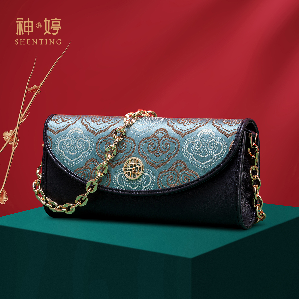 新中式国风包气质单肩包包大气百搭潮流斜挎质感轻奢高级时尚女包