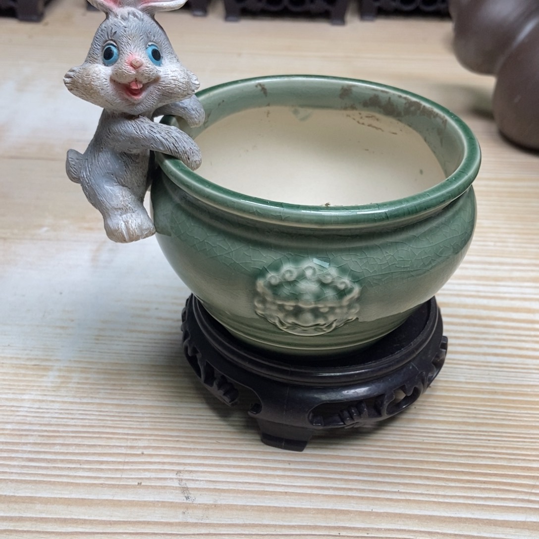 瓷片陶瓷花盆陶瓷艺术