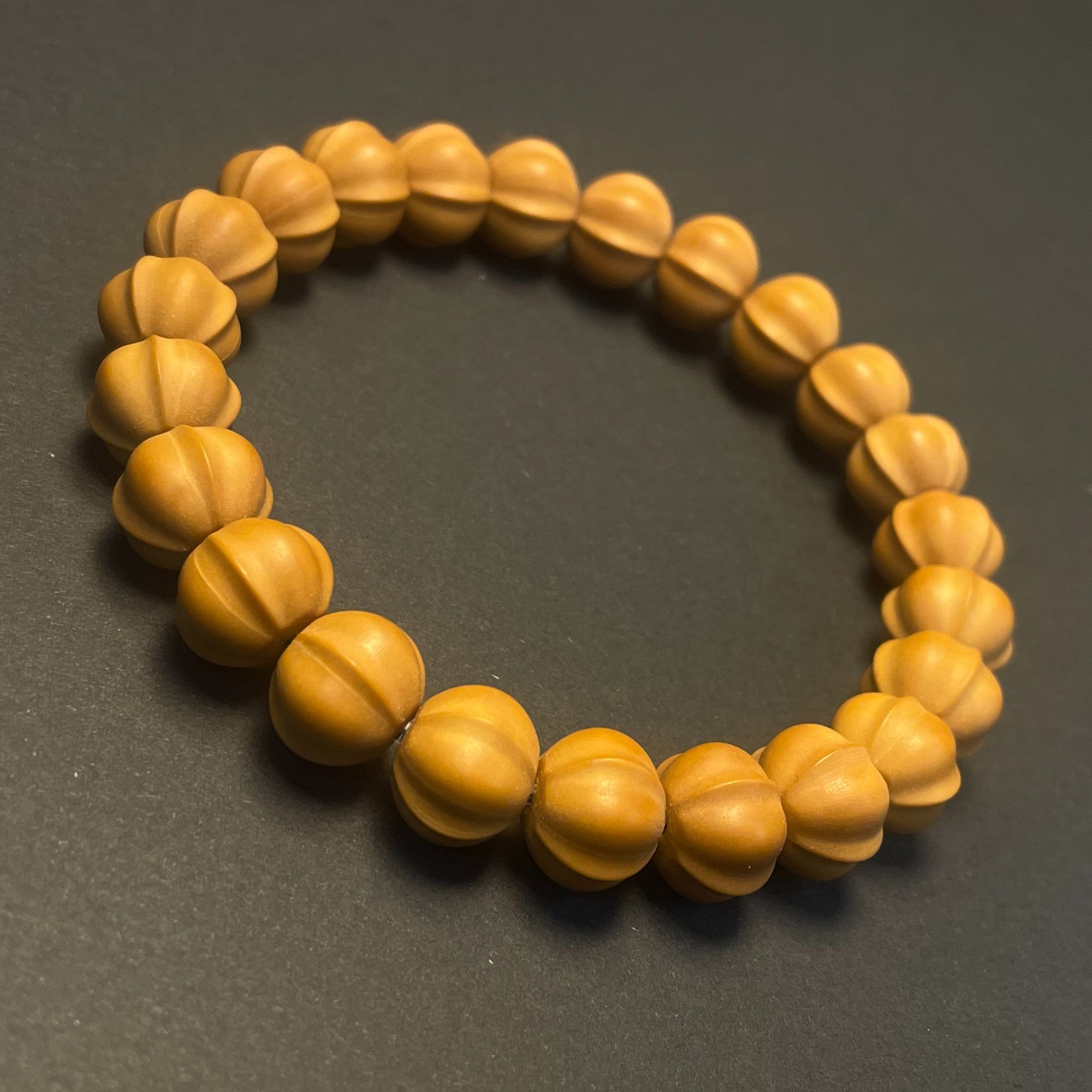 猴头手串全品精工四花鲨鱼背