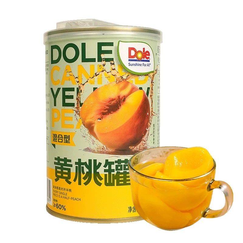 （26.7.30到期）混合型黄桃罐头425g新鲜罐头