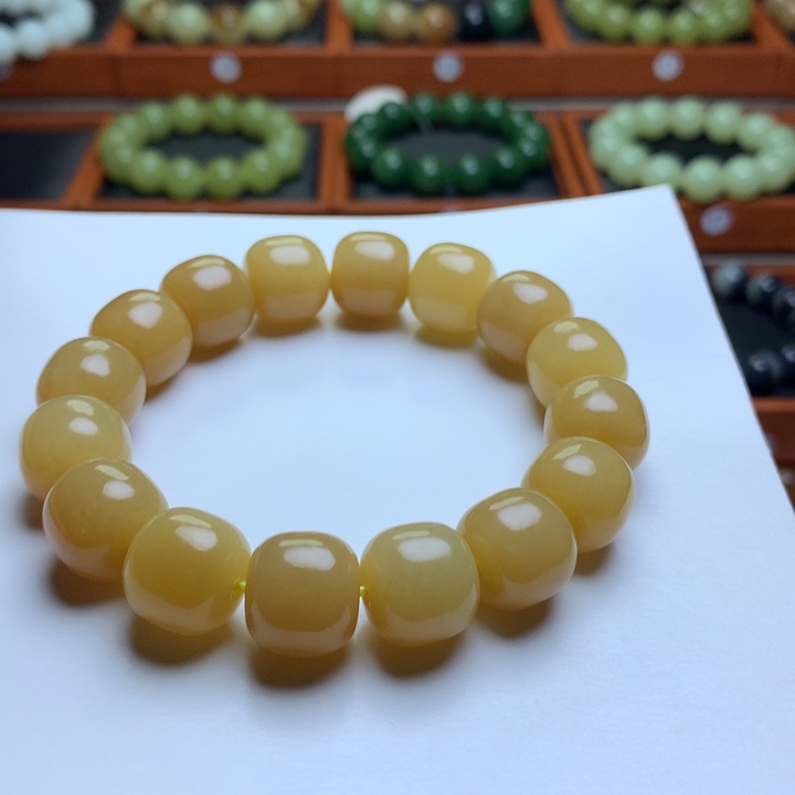 和田玉手串未镶嵌