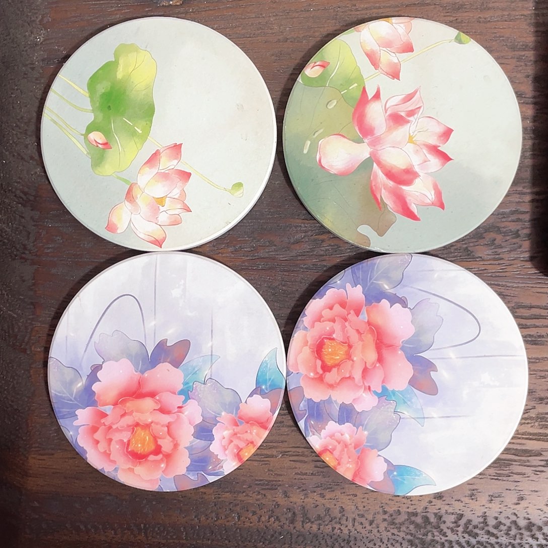 全瓷吸水隔热杯垫