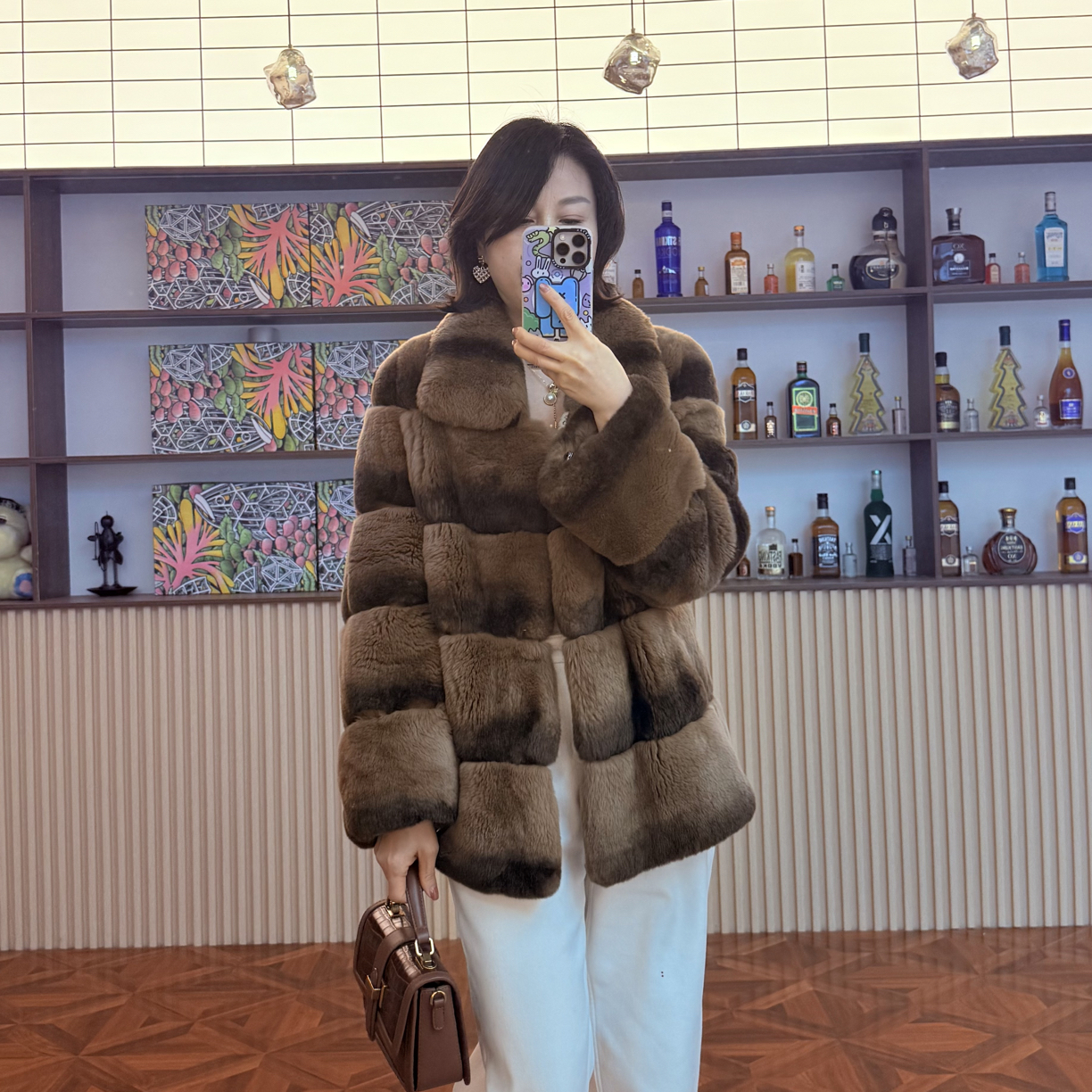 【YIXIAN】 时髦中长立领冬外套023C