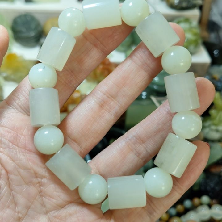 岫玉手串款式未镶嵌