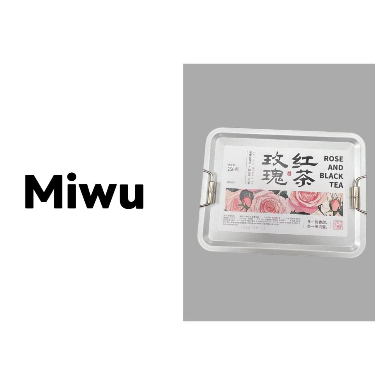 B276 食用花玫瑰红茶重瓣玫瑰花香