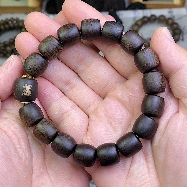手串沉香花*哥越南芽庄白棋楠玉化沉水