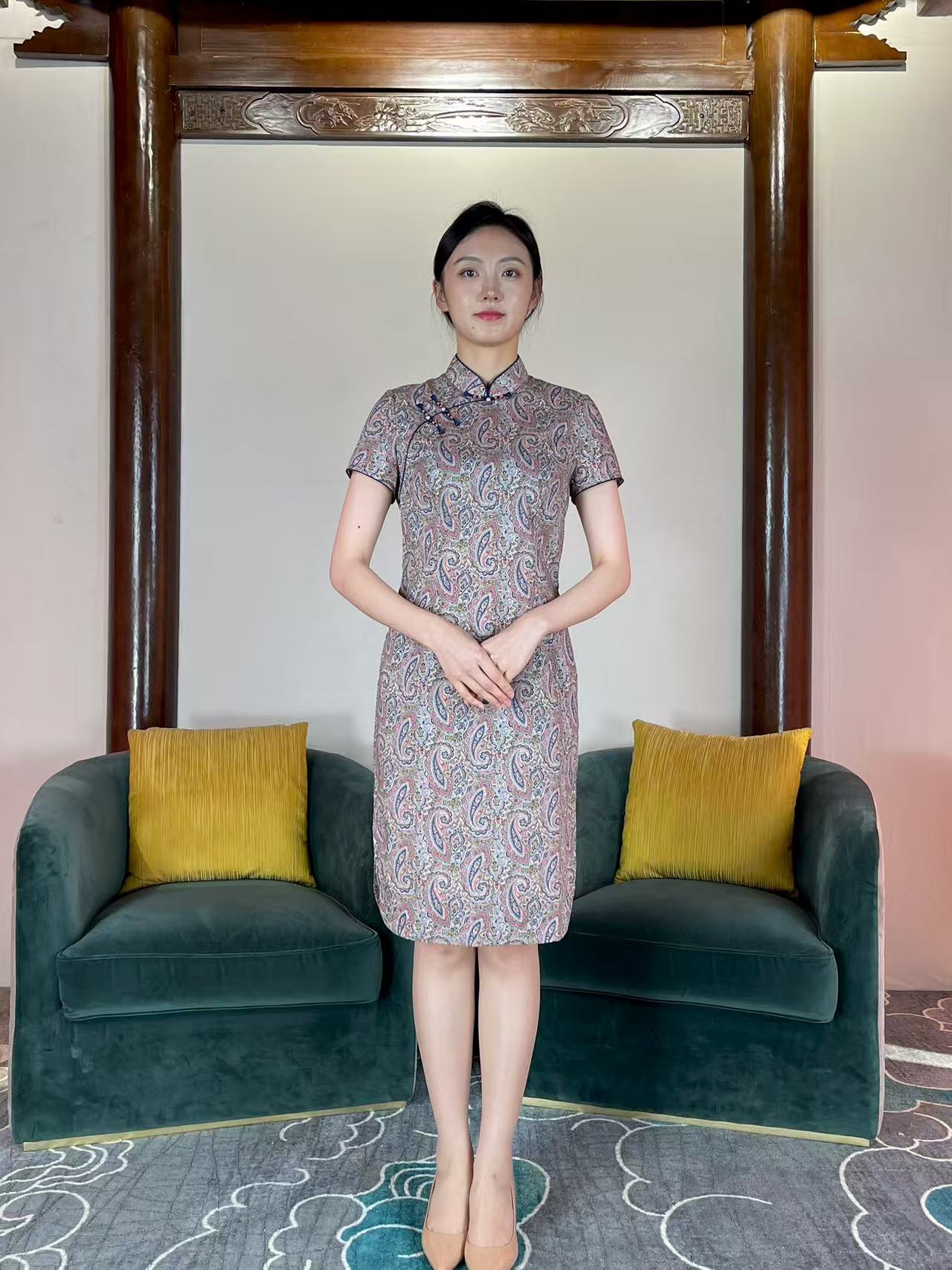 懿菲旗袍(花色似锦)YF20266152-6020