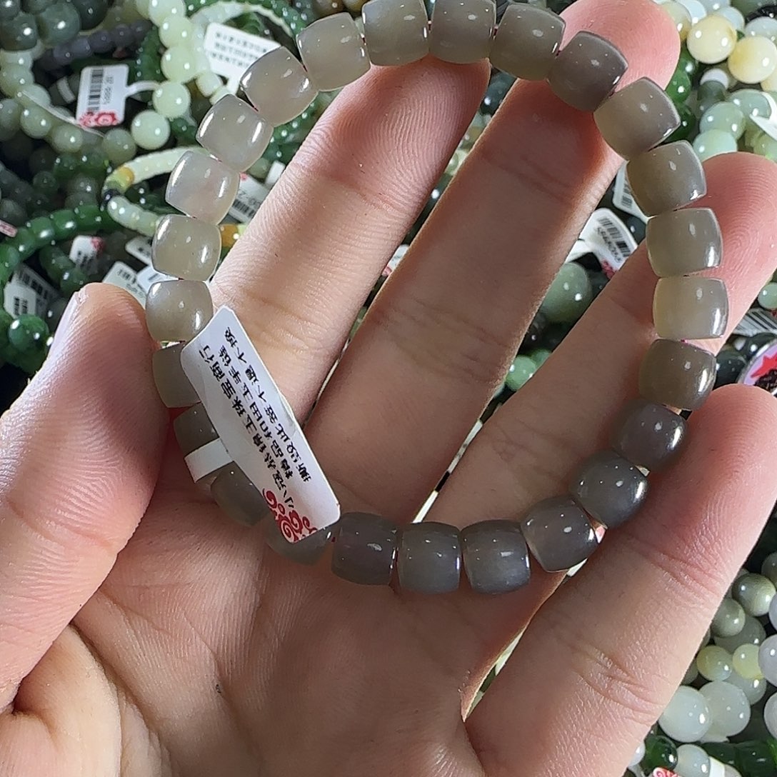 和田玉手链未镶嵌157